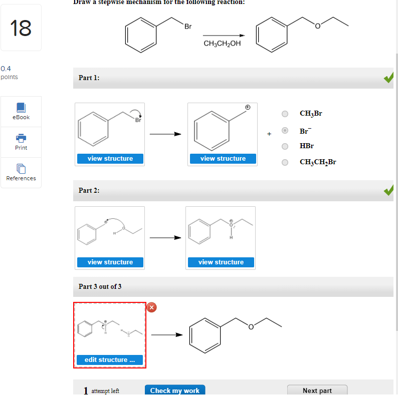 Solved Draw A Stepwise Mechanism For The Following Reaction Chegg