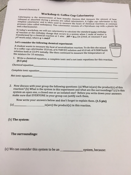 Solved: Calorimetry Is The Measurement Of Heat Transfer. D... | Chegg.com