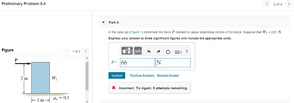 Solved Preliminary Problem Of Part A In The Case A Chegg