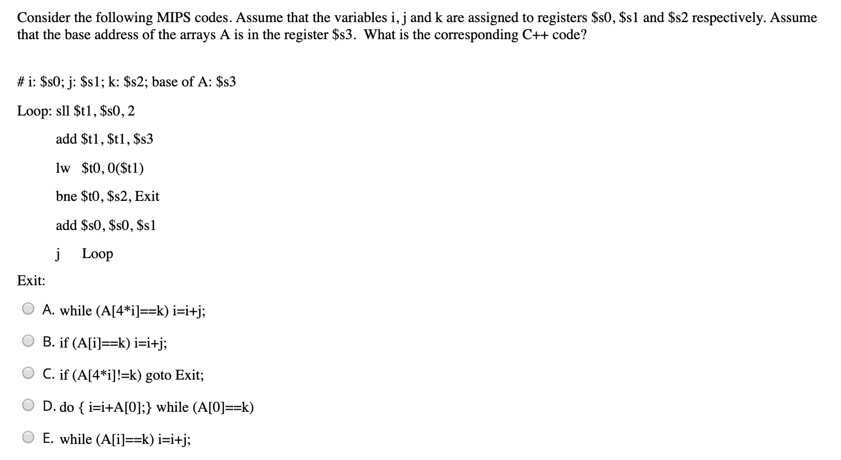 Solved Consider The Following Mips Codes Assume That The Chegg