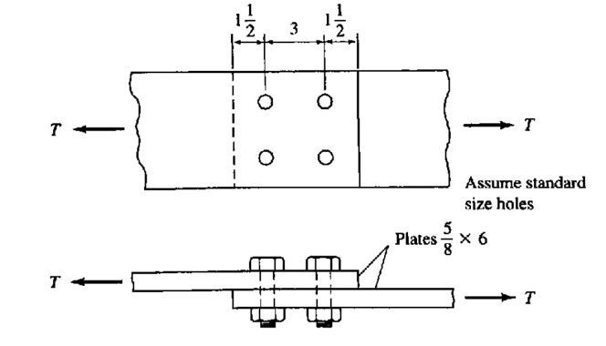 Solved Compute The Tensile Service Load Capacity For The Chegg