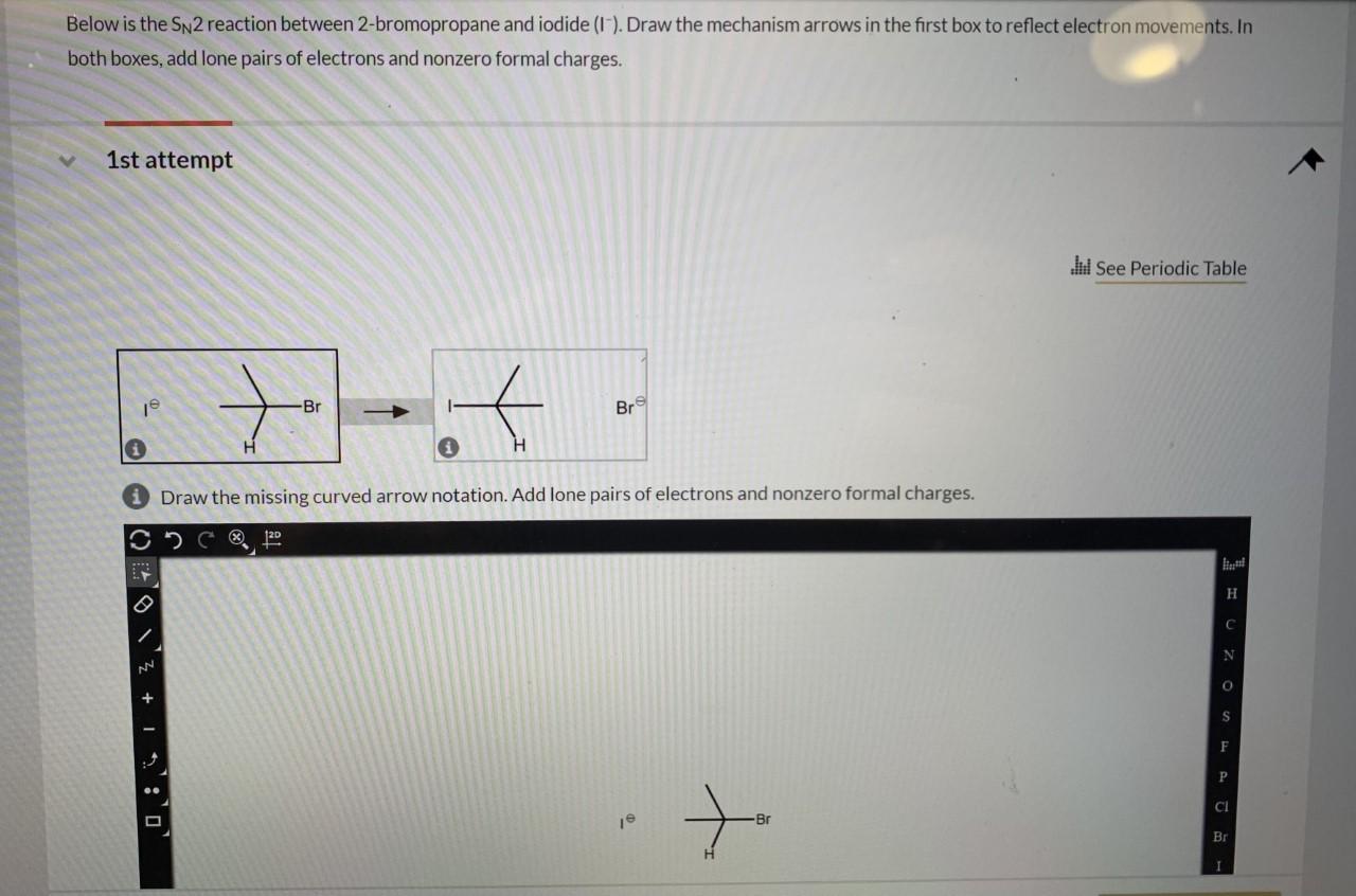 Solved Below Is The Sn2 Reaction Between 2 Bromopropane And Chegg