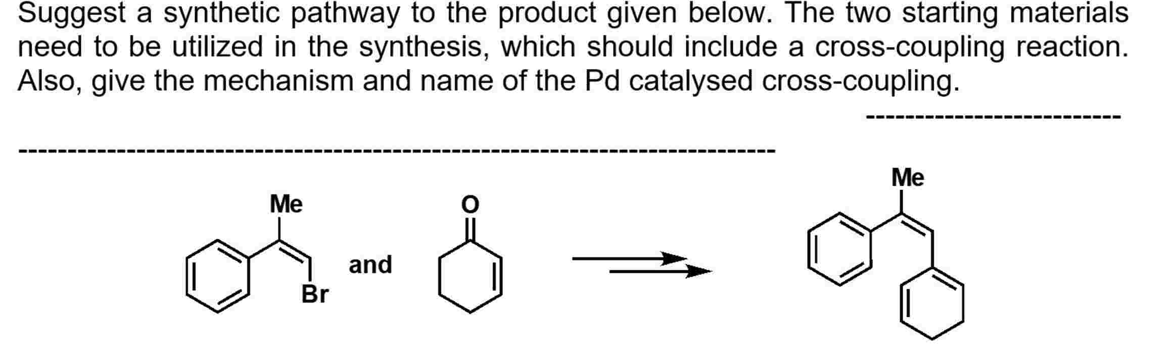 Suggest A Synthetic Pathway To The Product Given Chegg