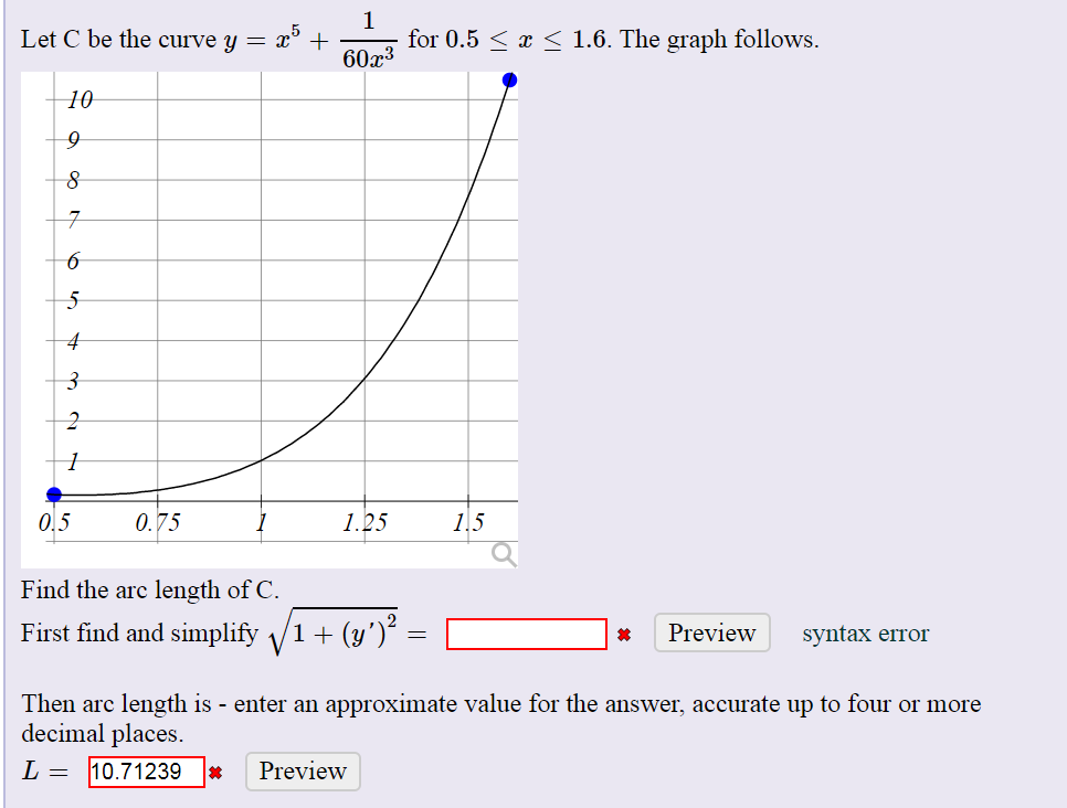 Solved Let C Be The Curve Y X For