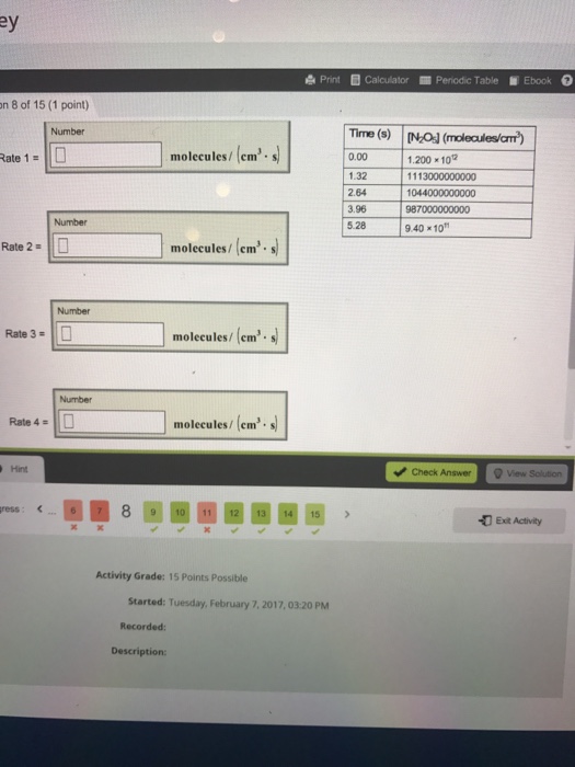 Solved Print Calculator Periodic Table Ebook On 8 Of 15 1 Chegg