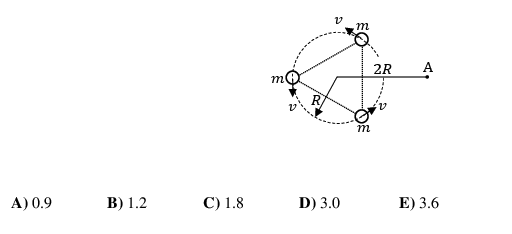 Solved Three Identical Point Masses Of M 0 1 Kg Move Chegg