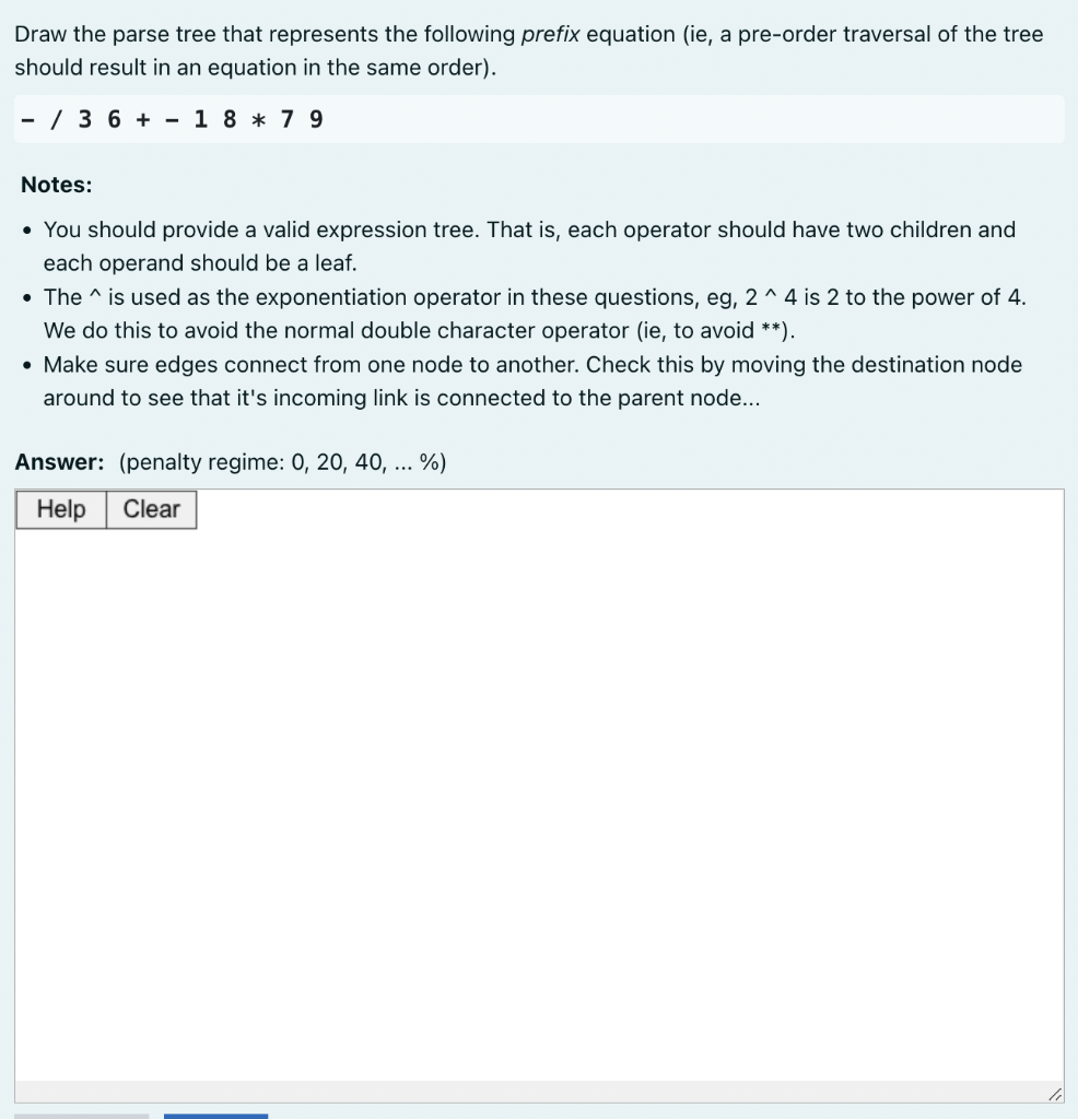 Solved Draw The Parse Tree That Represents The Following Chegg