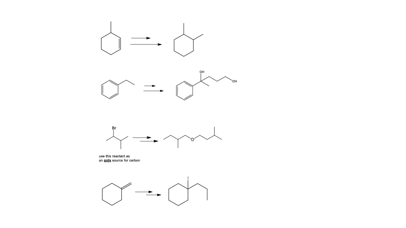 Solved Propose A Plausible Synthesis For Each Of The Chegg