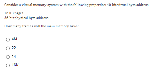 Solved Consider A Virtual Memory System With The Following Chegg