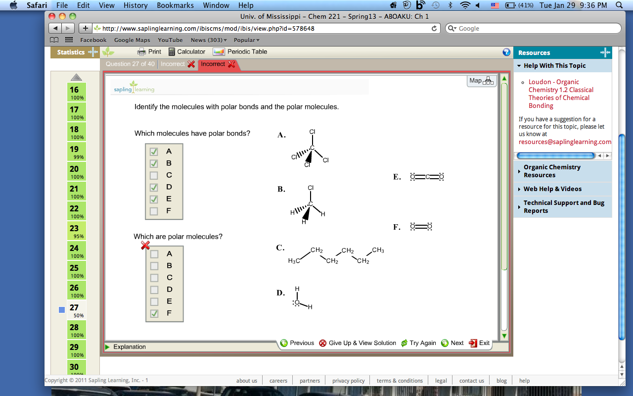 Homework helpers chemistry answers