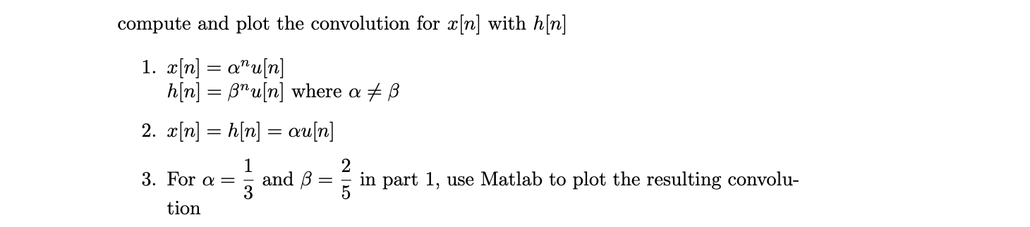 Solved Compute And Plot The Convolution For X N With H N Chegg