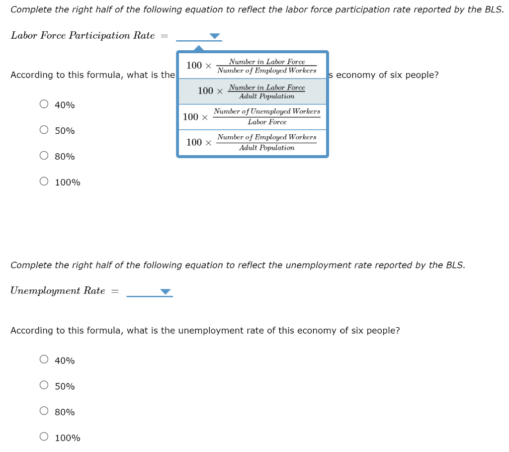 Solved Measuring Employment Unemployment And Labor Chegg