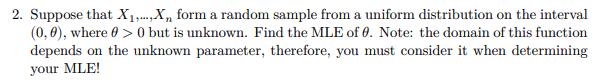 Suppose That X1 Dots Xn Form A Random Sample From A Chegg