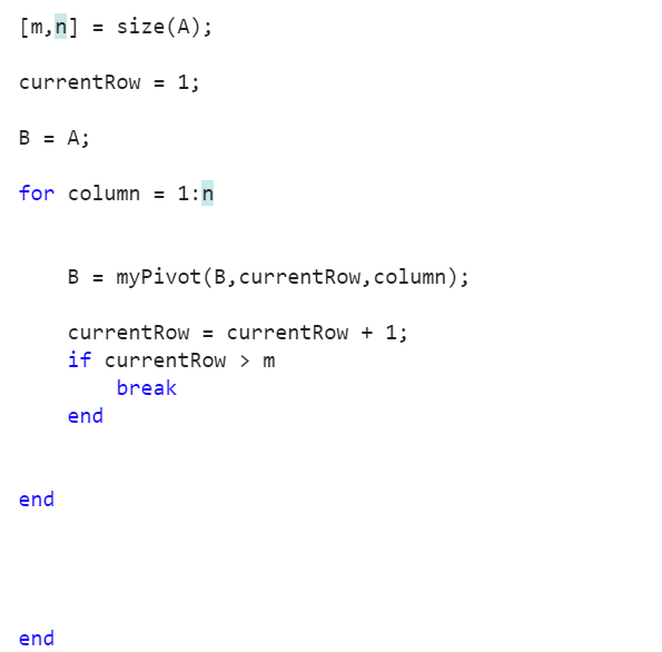 Solved Matlab Question Please Produce A New Function Chegg