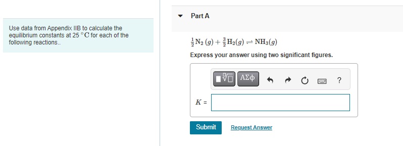 Solved Use Data From Appendix Iib To Calculate The Chegg