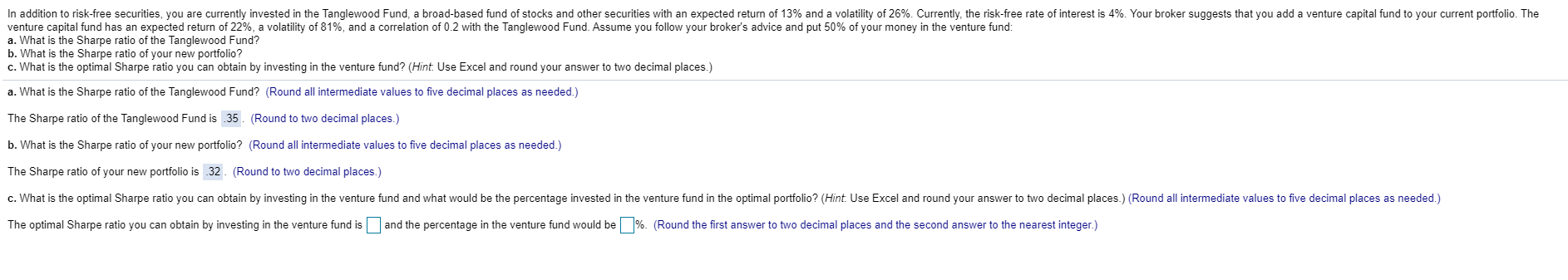 In Addition To Risk Free Securities You Are Chegg