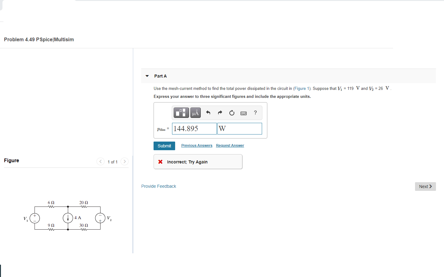 Solved Problem Pspice Multisim Part A Use The Chegg