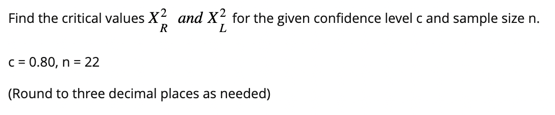 Solved Find The Critical Values XR2 And XL2 For The Given Chegg