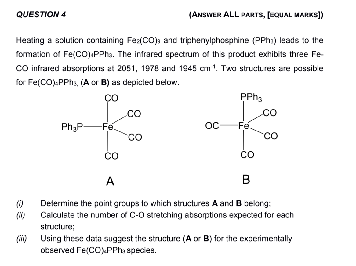 Solved QUESTION 4 ANSWER ALL PARTS EQUAL MARKS Heating Chegg