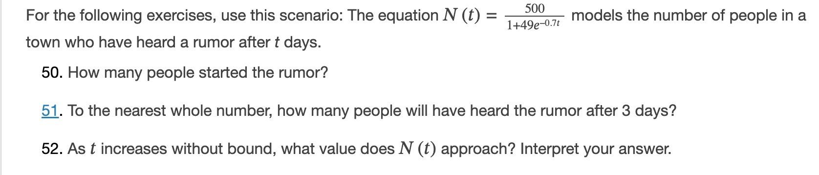 Solved For The Following Exercises Use This Scenario The Chegg