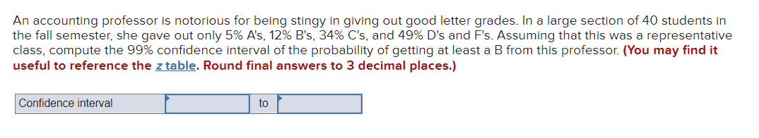 Solved An Accounting Professor Is Notorious For Being Stingy Chegg