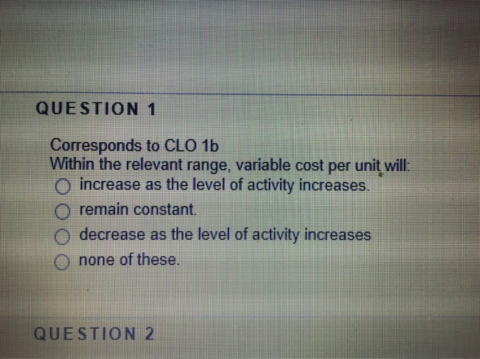Solved Corresponds To CLO 1b Within The Relevant Range, V...