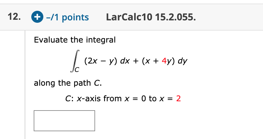 Solved Points Larcalc Evaluate The Chegg