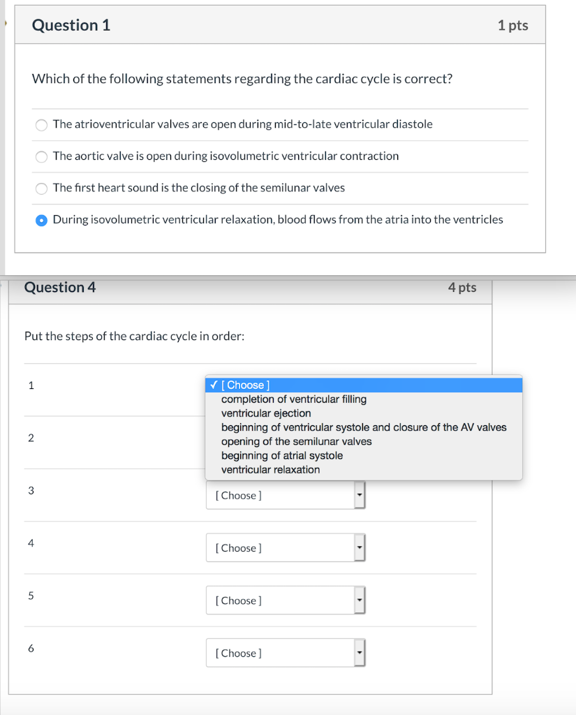 Solved Question Pts Which Of The Following Statements Chegg