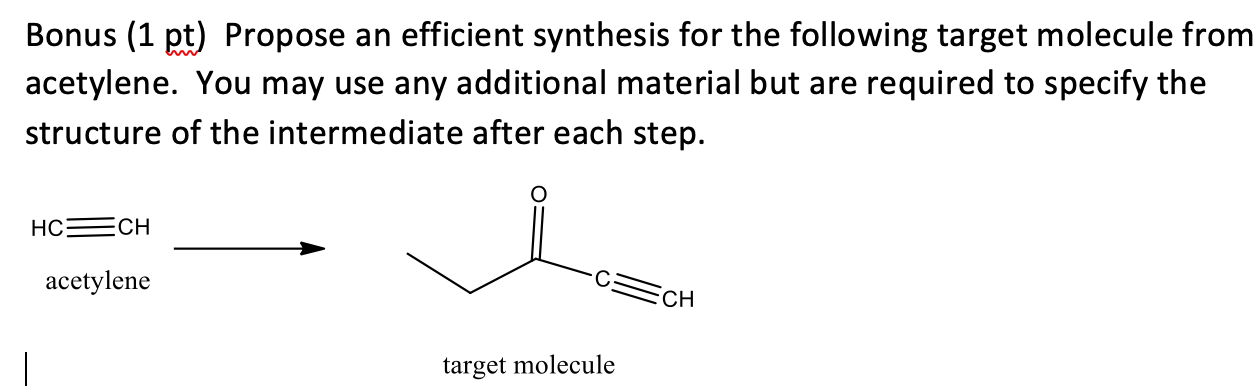 Solved Bonus 1 Pt Propose An Efficient Synthesis For The Chegg