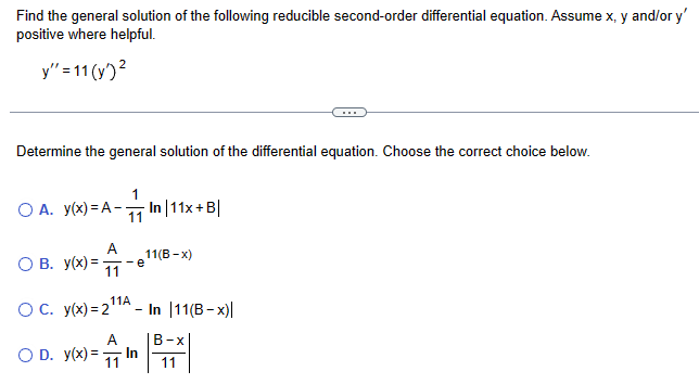 Solved Find The General Solution Of The Following Reducible Chegg