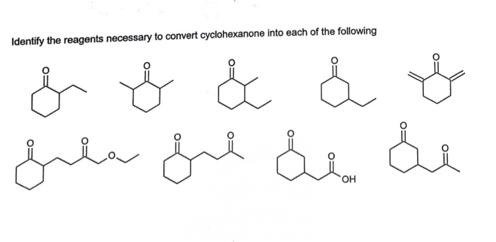 Solved Identify The Reagents Necessary To Convert Chegg