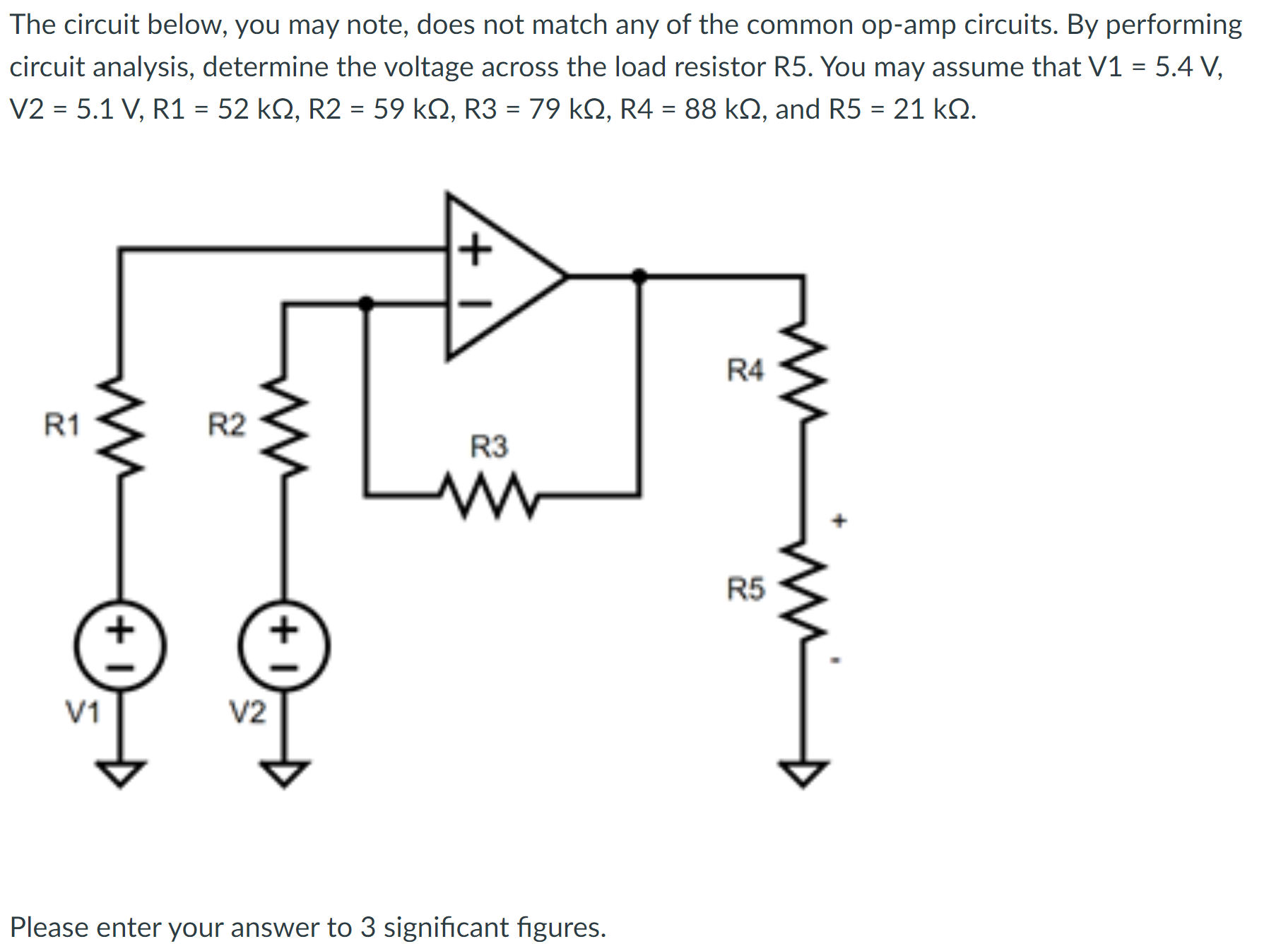 Solved The Circuit Below You May Note Does Not Match Any Chegg