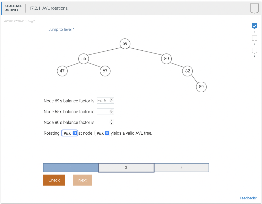 Solved Jump To Level Node S Balance Factor Is Node S Chegg