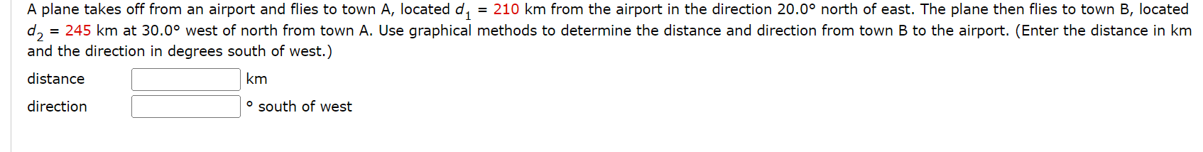 Solved A Plane Takes Off From An Airport And Flies To Town Chegg