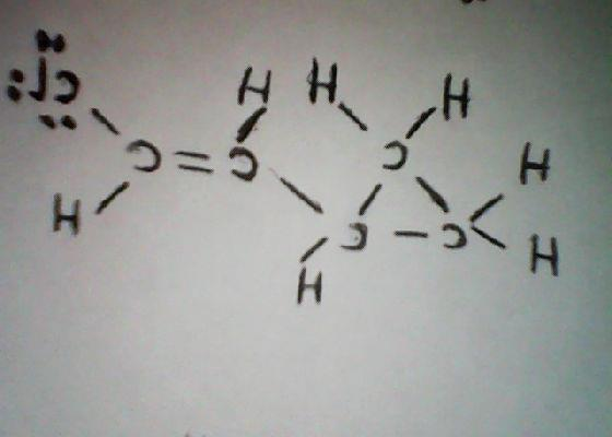 Convert the Lewis structure to its simple