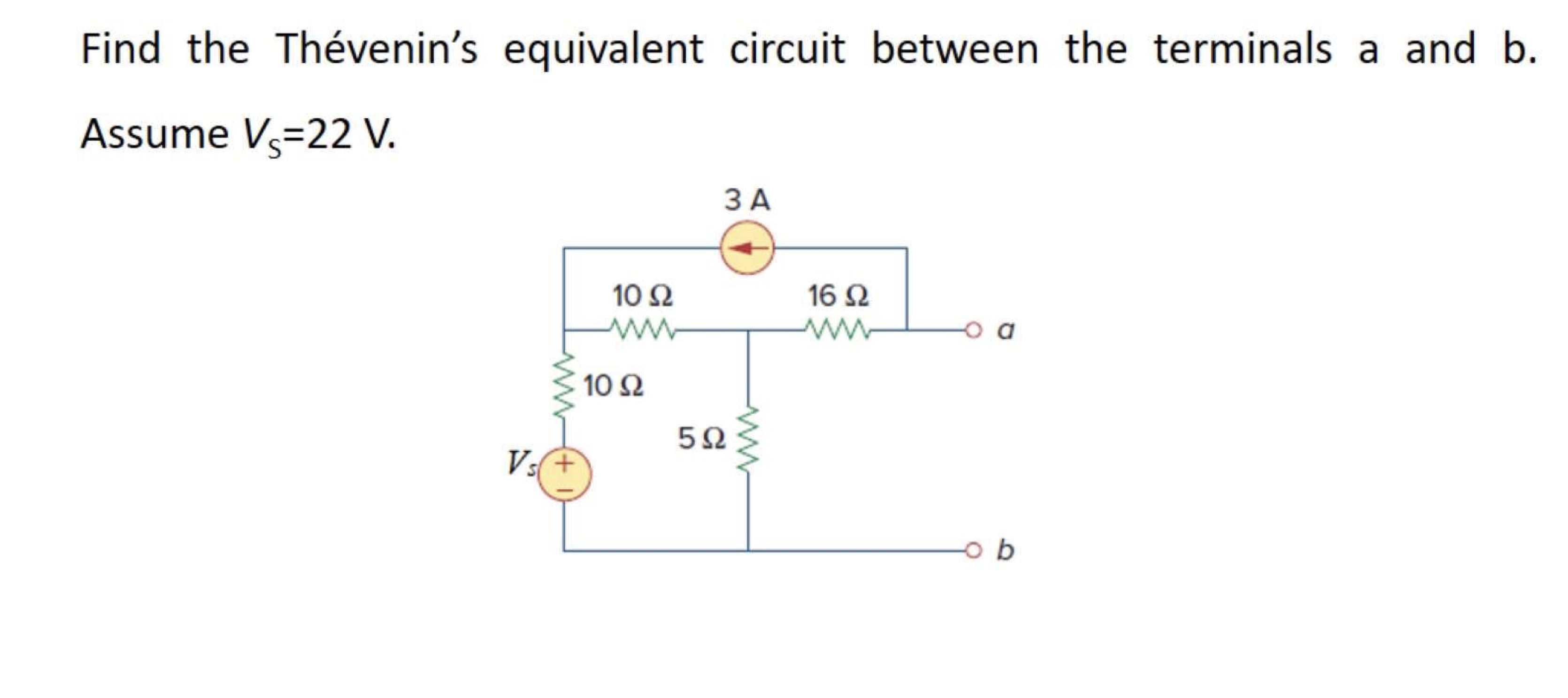 Solved Find the Thévenin s equivalent circuit between the Chegg