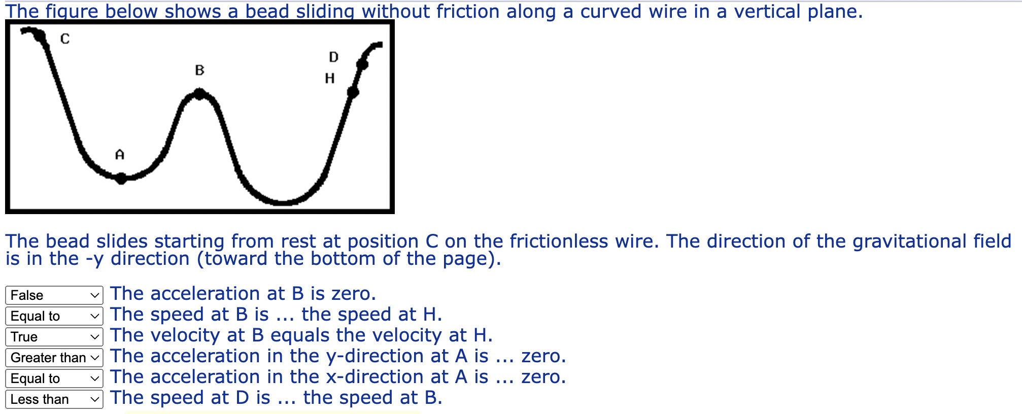 Solved The Fiqure Below Shows A Bead Sliding Without Chegg