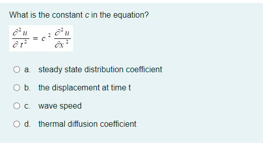 Solved Given That U U X T Satisfies The Wave Equation Chegg