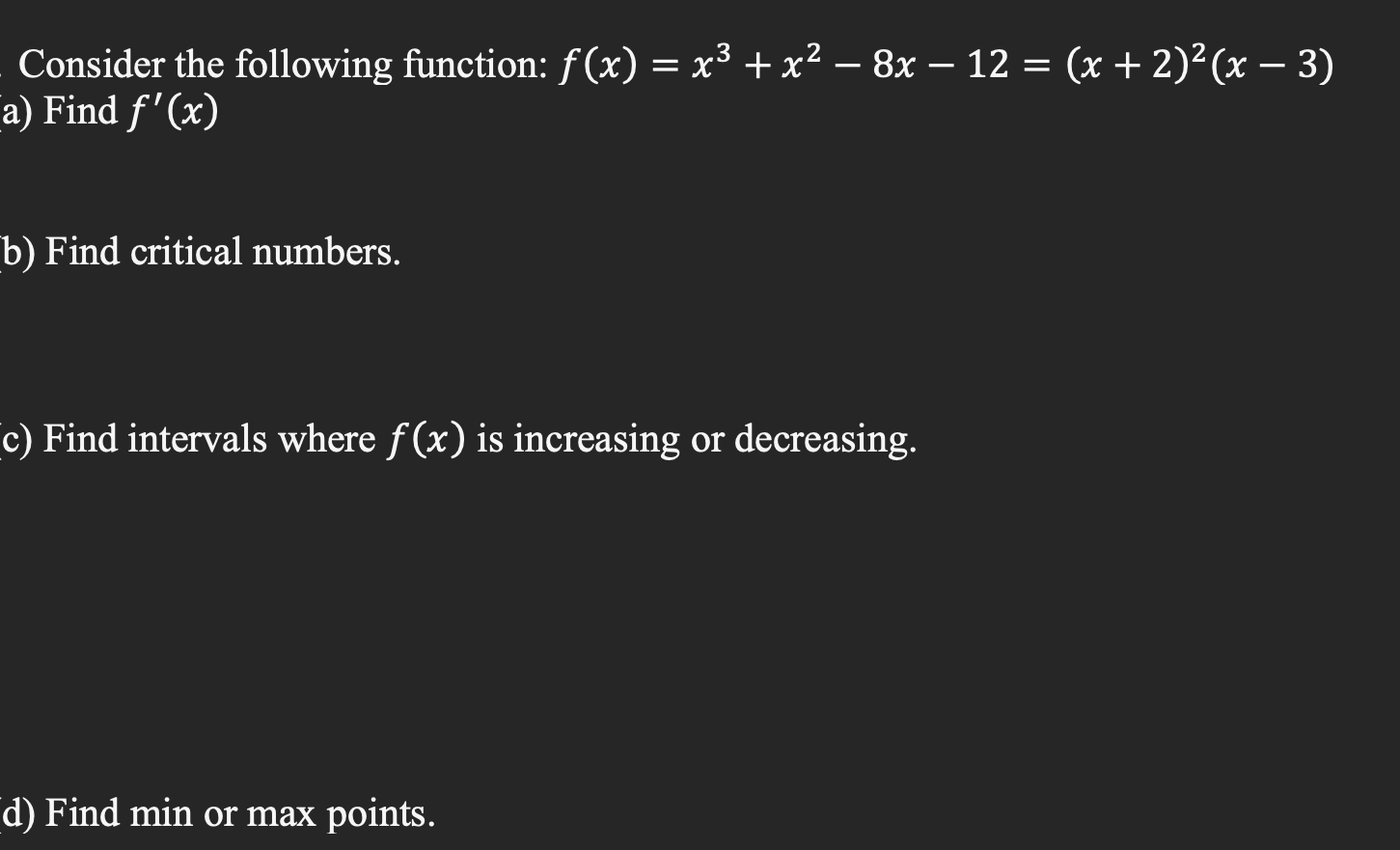 Solved Find The Absolute Extremes Of The Function On Chegg