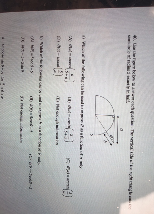 Solved 40 Use The Figure Below To Answer Each Question The Chegg