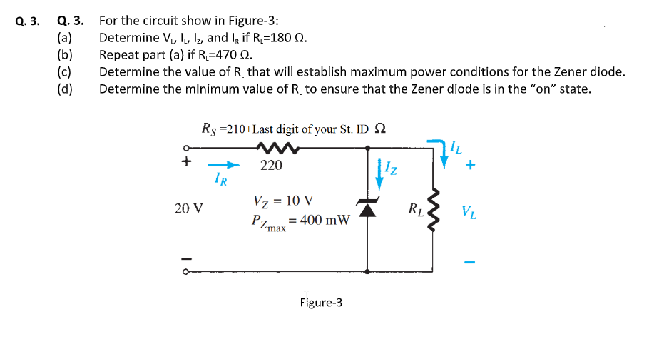 Solved Q Q For The Circuit Show In Figure A Chegg