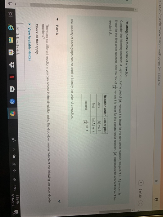 Solved Istry Myct ItemView AssignmentProblemID 115364782 Chegg