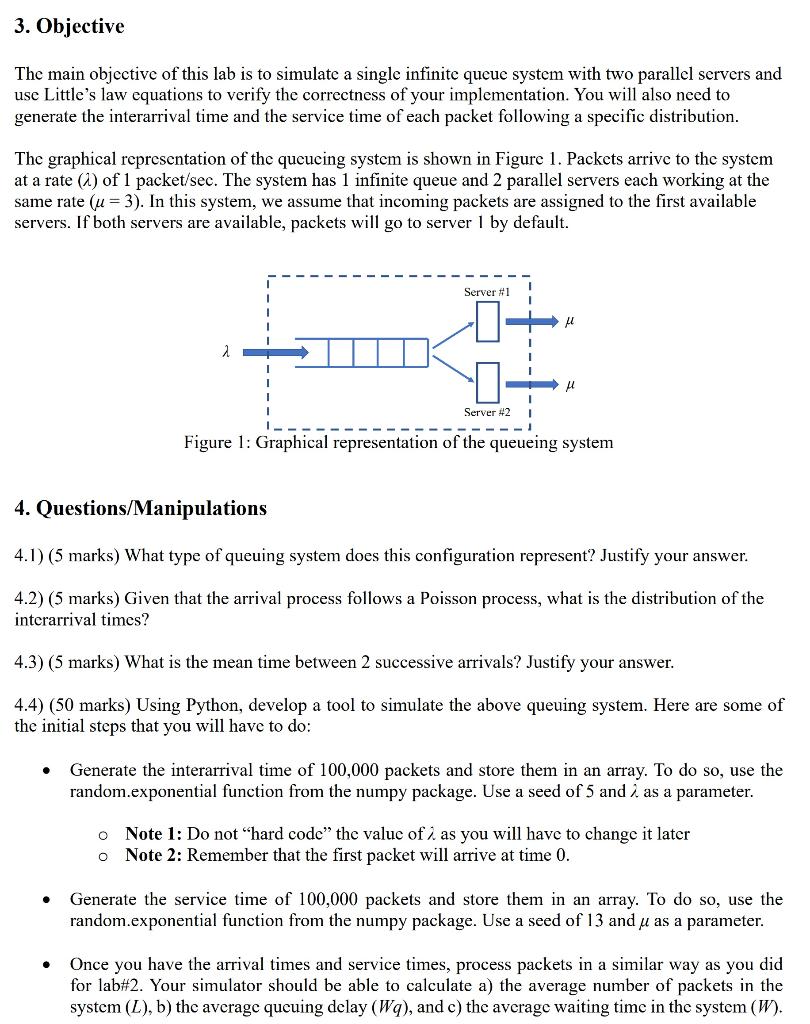 The Main Objective Of This Lab Is To Simulate A Chegg