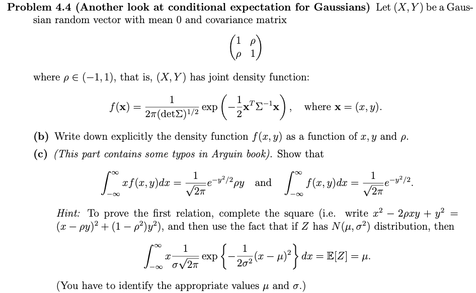 Solved Problem Another Look At Conditional Expectation Chegg