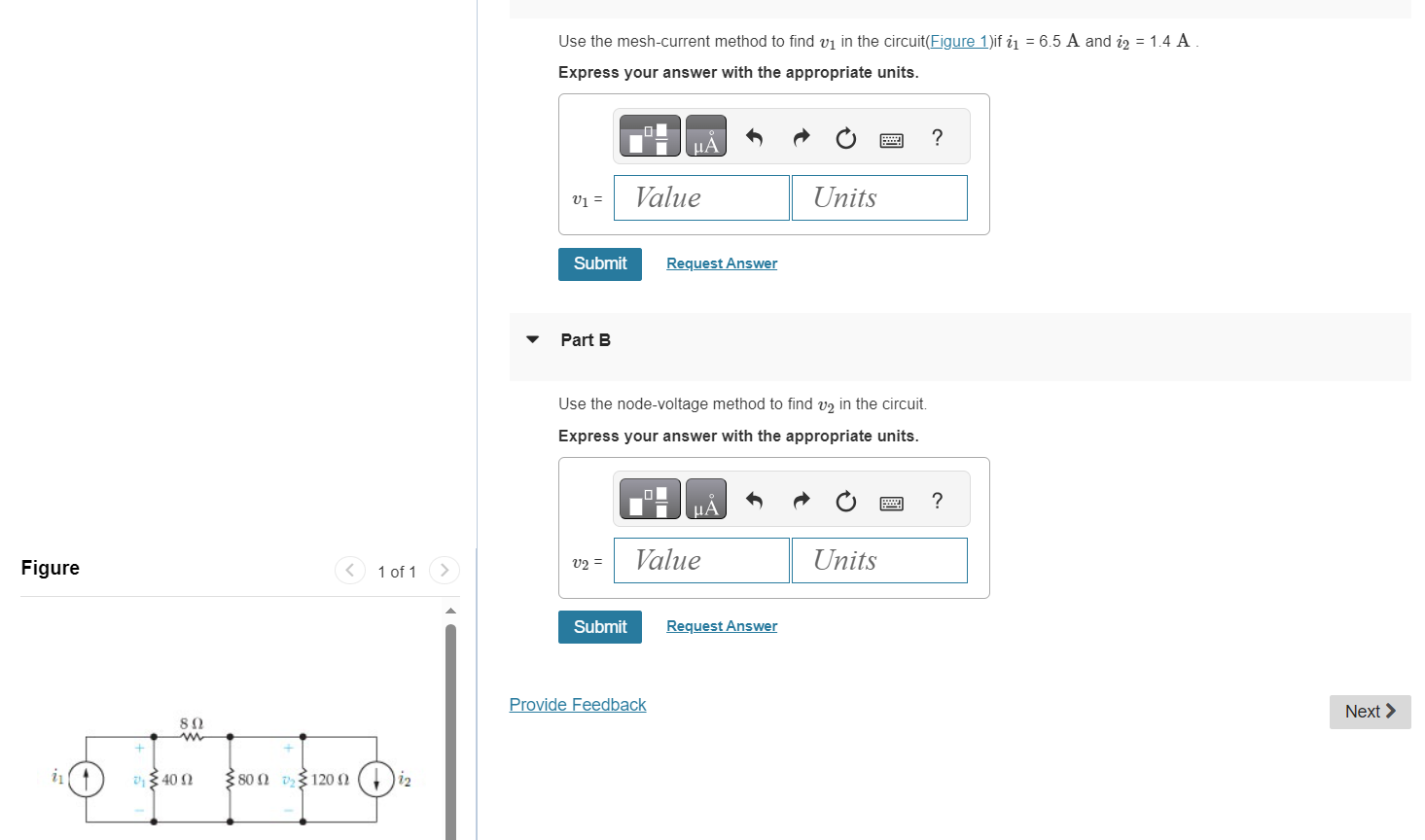 Solved Use The Mesh Current Method To Find V In The Chegg