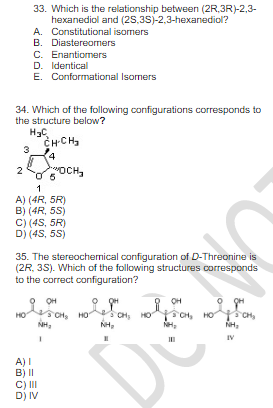 Solved 3 34 Which Of The Following Configurations Chegg