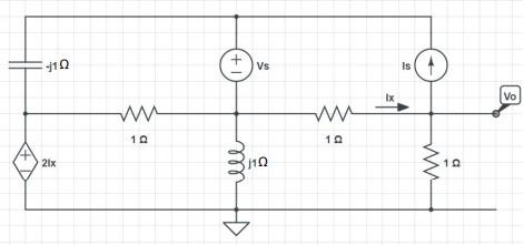 Solved Please Determine Vo In The Circuit Below Using Nor