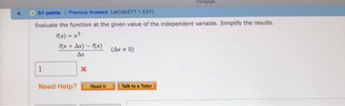 Solved O Points Previous Answers Larcalcet Chegg