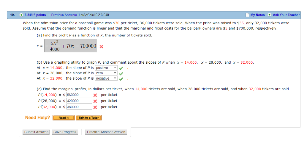 Solved Points Previous Answers Larapcalc Chegg