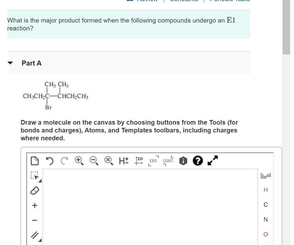 Solved What Is The Major Product Formed When The Following Chegg